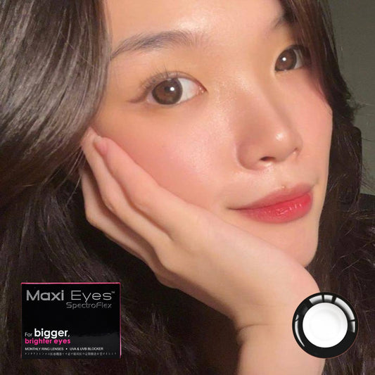 Maxi Eyes Ring Lens Black Monthly